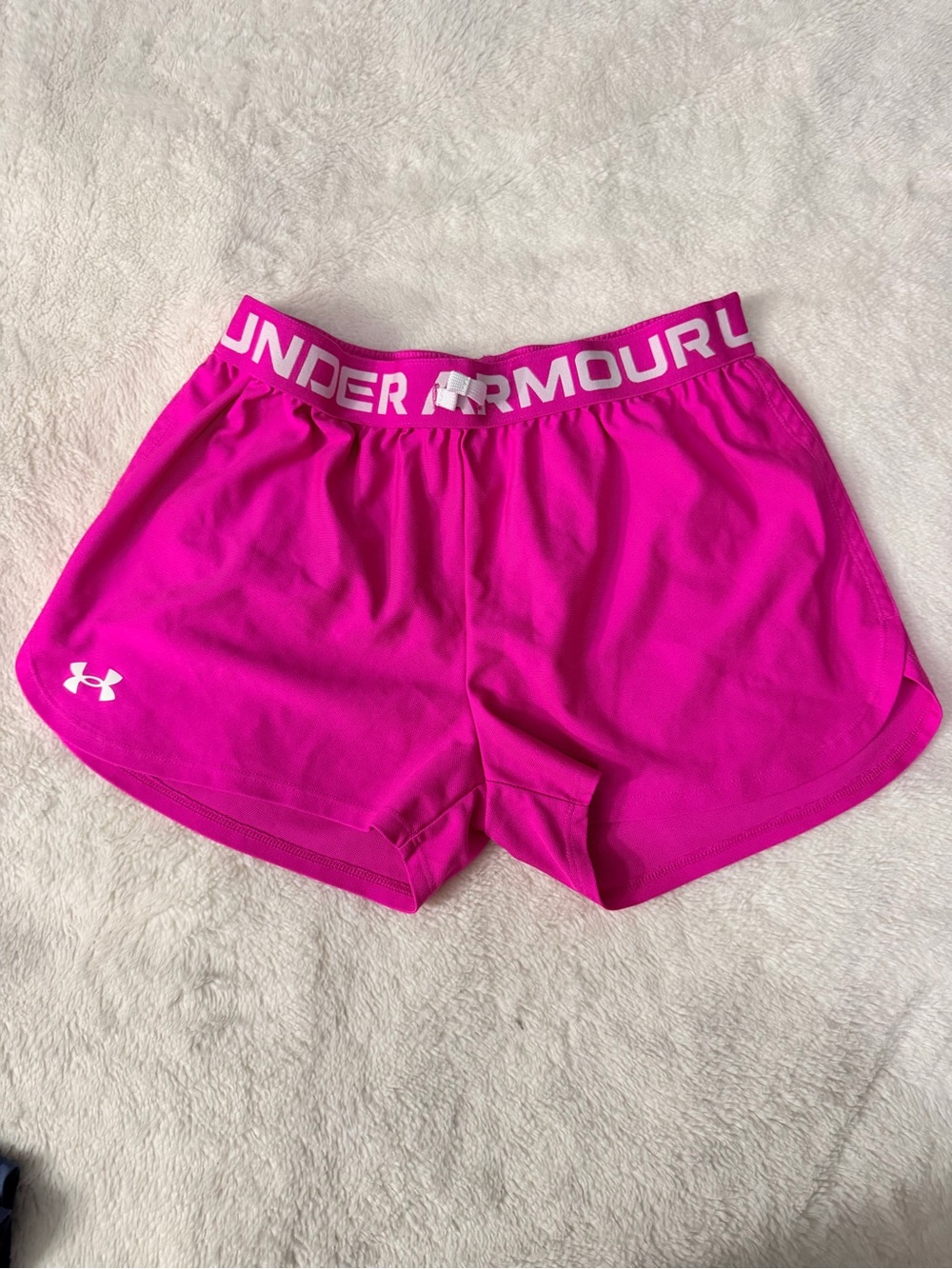 Under Armour Youth Bright Pink Performance Shorts